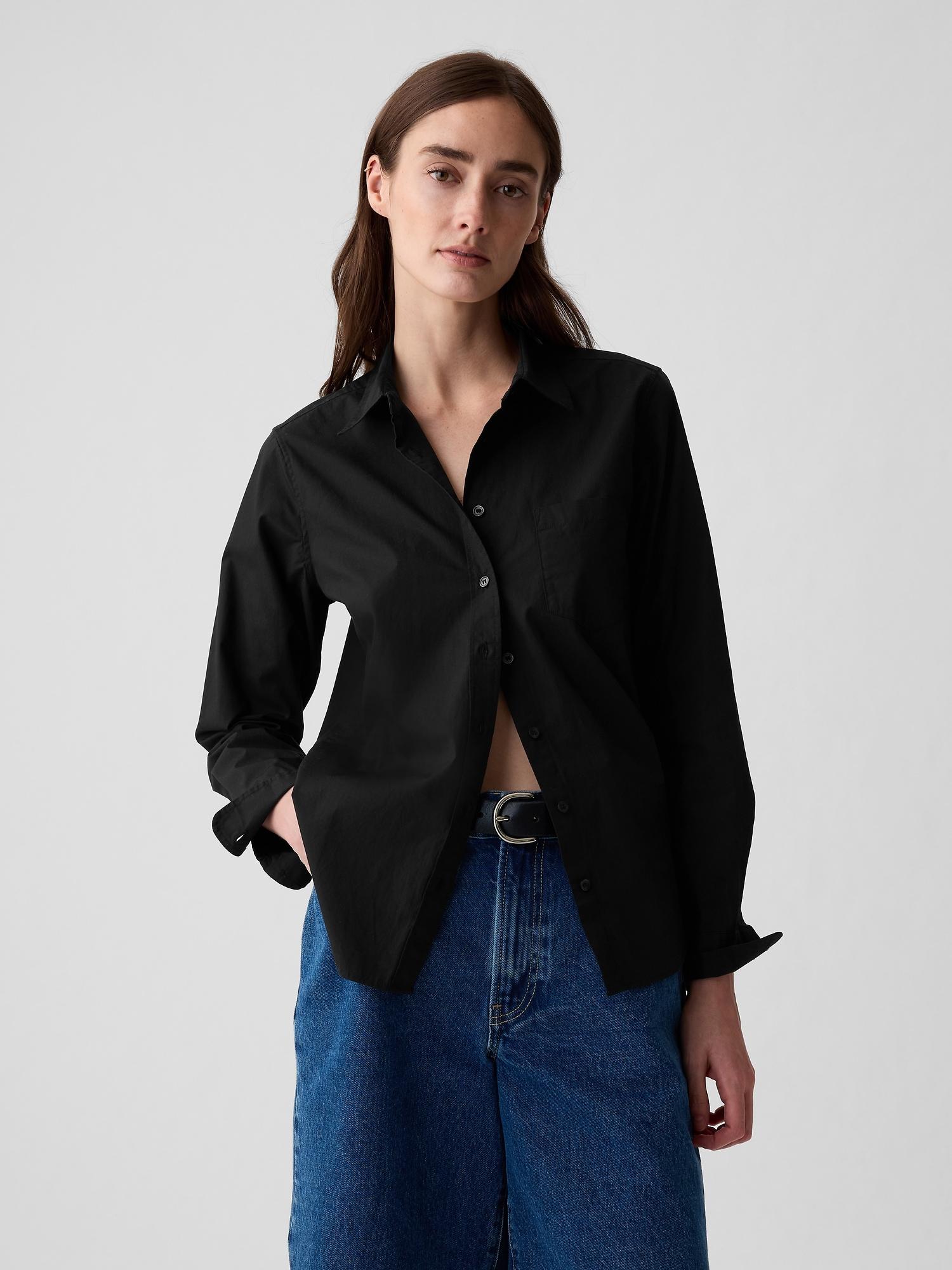 organic cotton poplin classic shirt