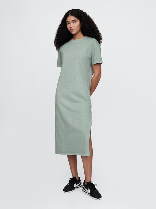 organic cotton vintagesoft maxi t-shirt dress