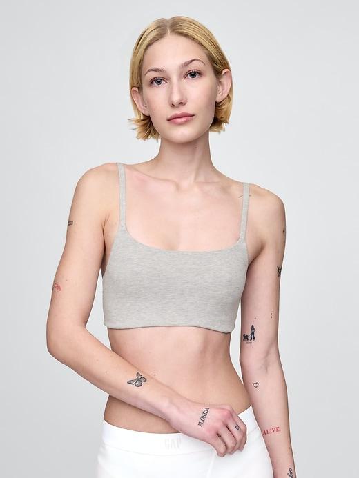 organic stretch cotton bralette