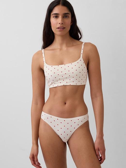 organic stretch cotton bralette