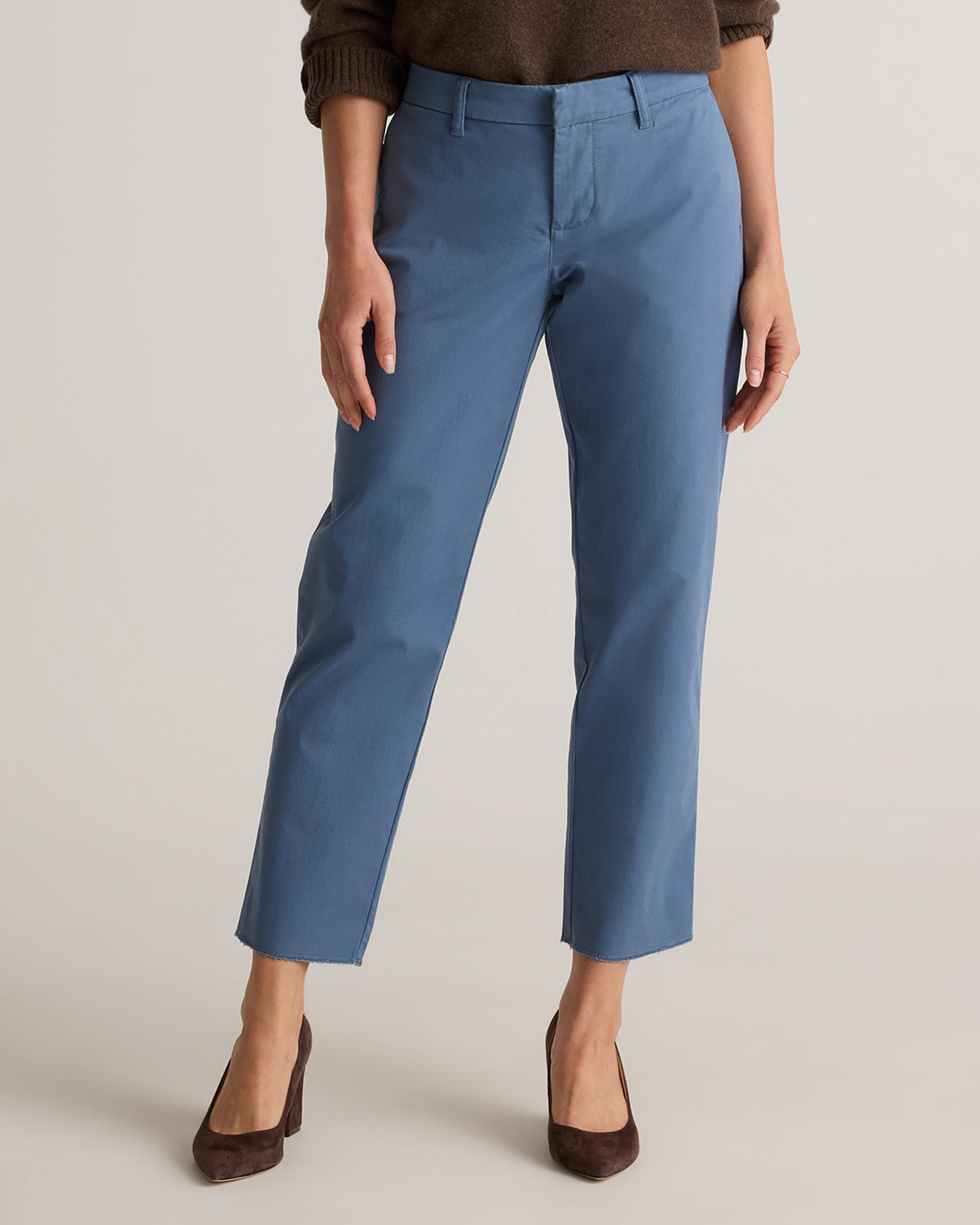 organic stretch cotton chino pants