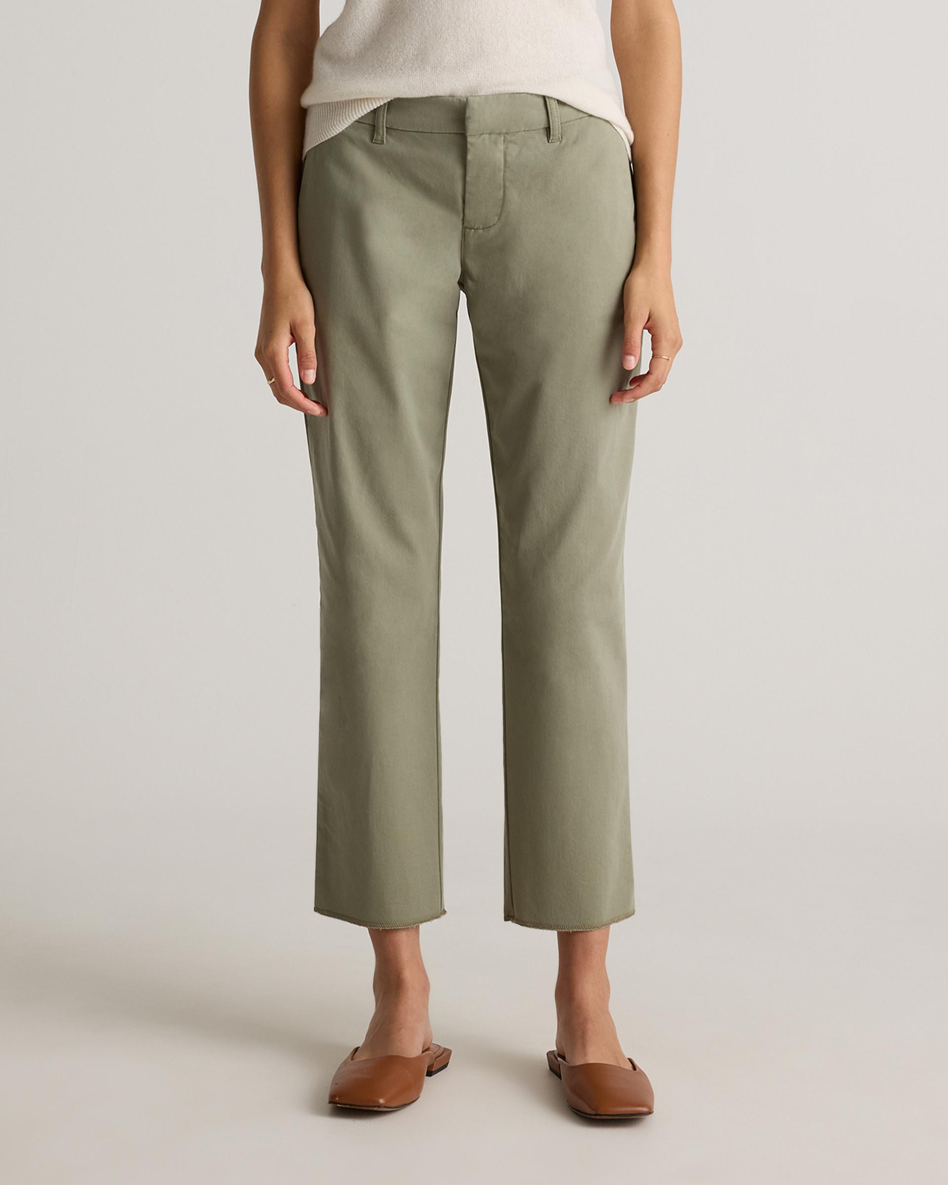 organic stretch cotton chino pants
