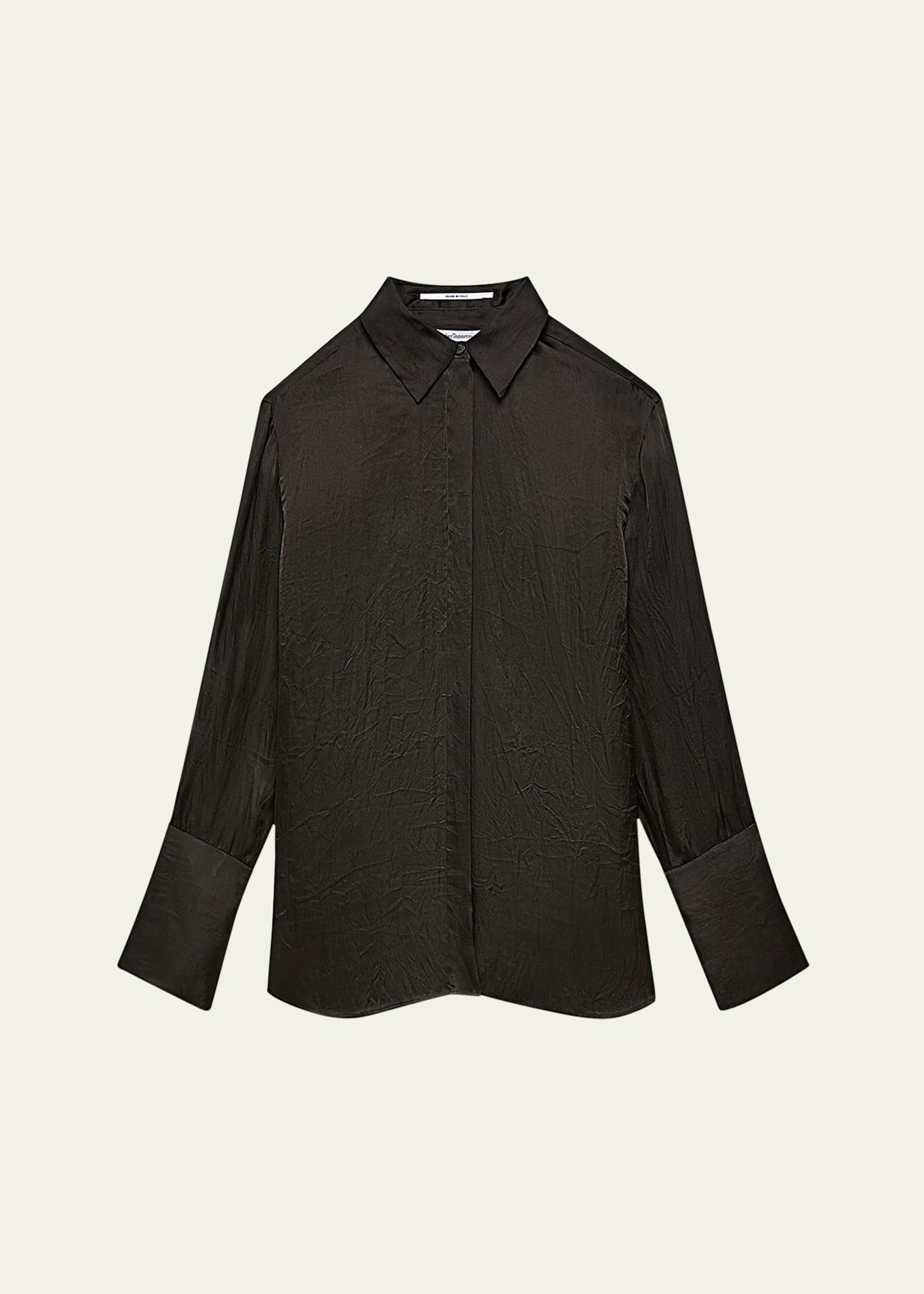 organza oversized mens shirt
