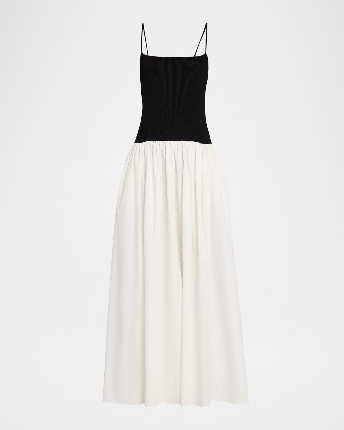 orielle drop-waist cami maxi dress