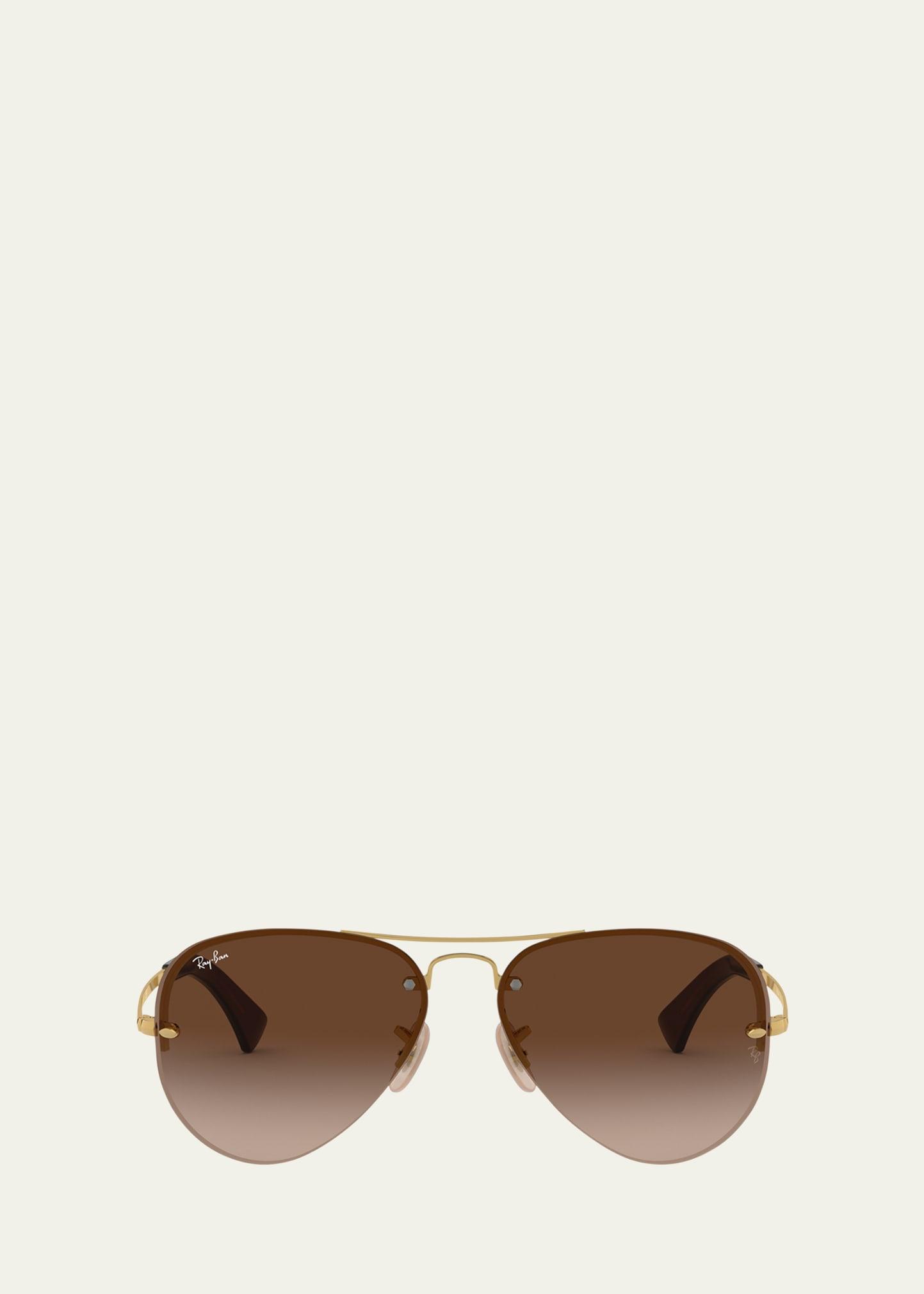 original aviator sunglasses, golden
