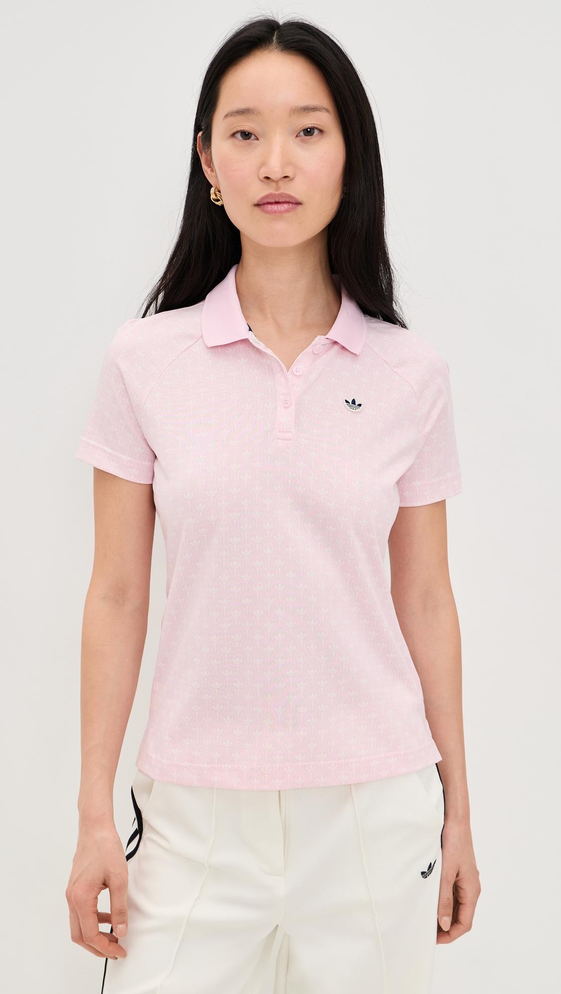 originals all over trefoil polo