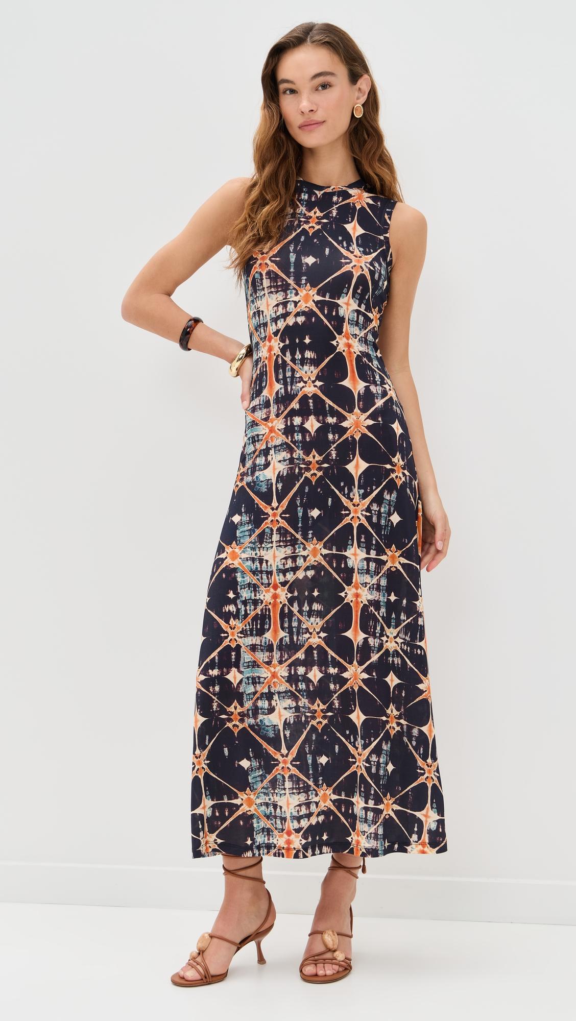 orla sleeveless midi dress