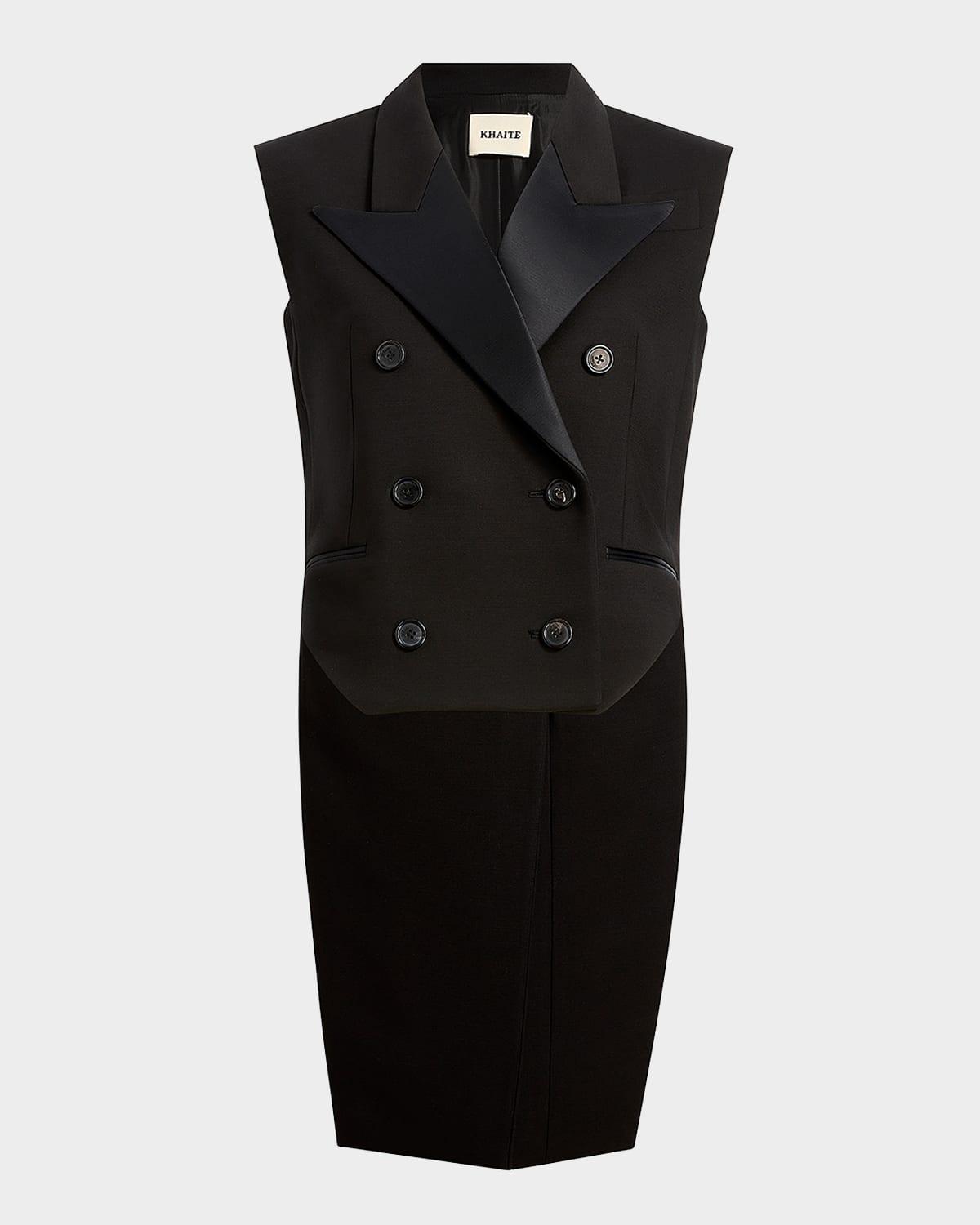 orville double-breasted tuxedo vest