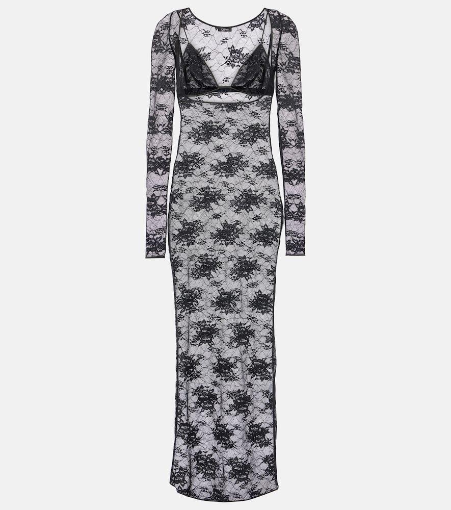oséree lace maxi dress