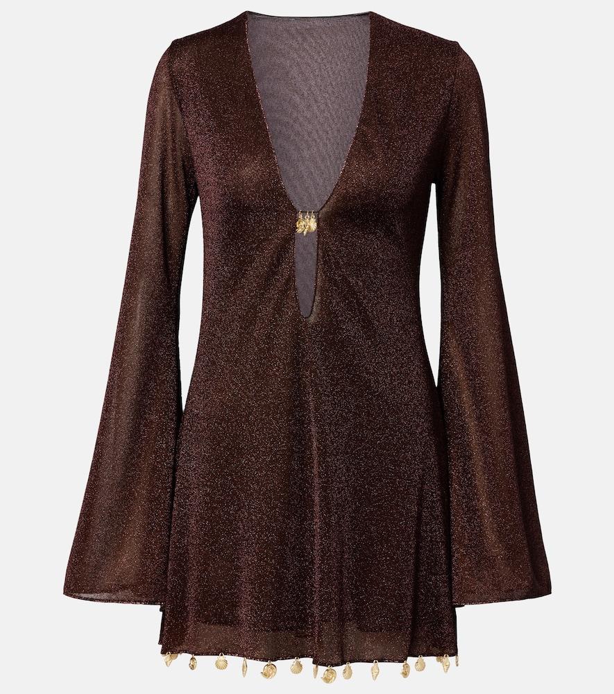 oséree lumière embellished beach dress