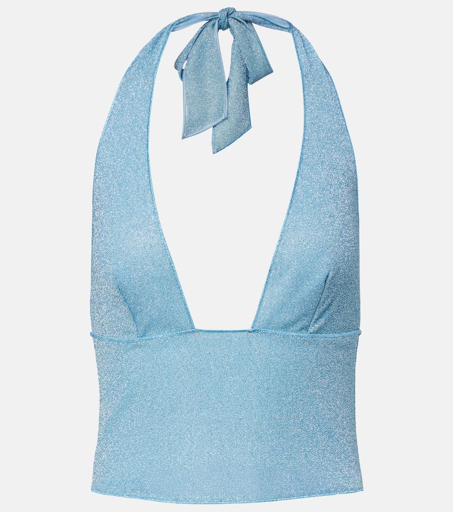 oséree lumière halterneck top