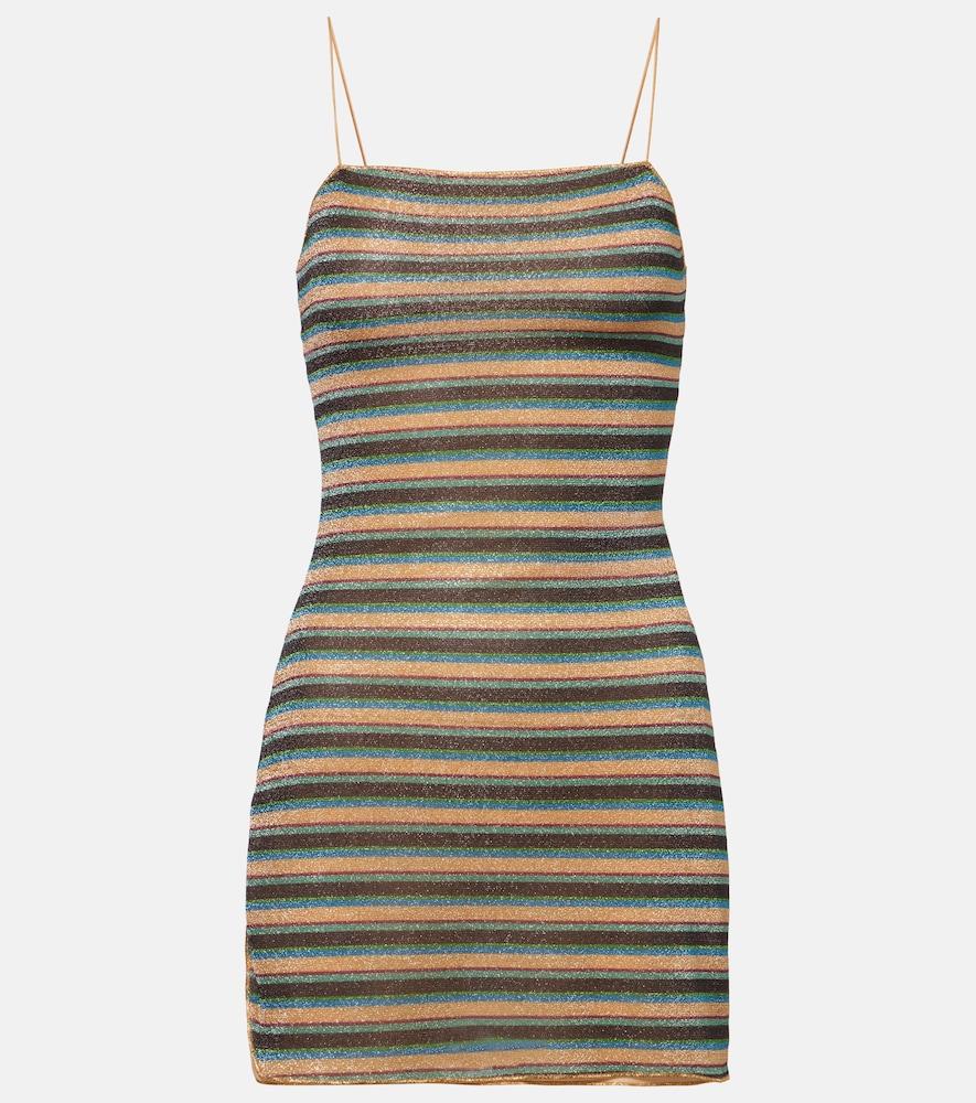 oséree lumière striped minidress