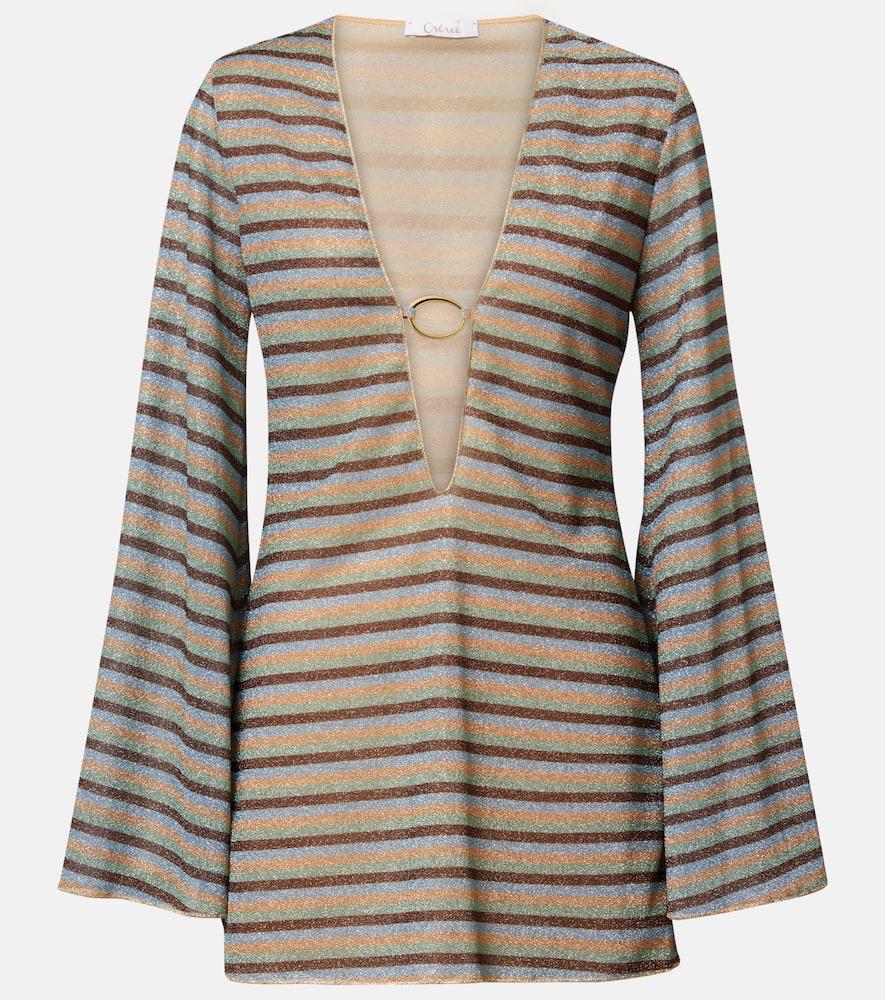 oséree lumière striped minidress