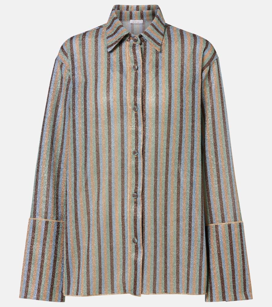 oséree lumière striped shirt