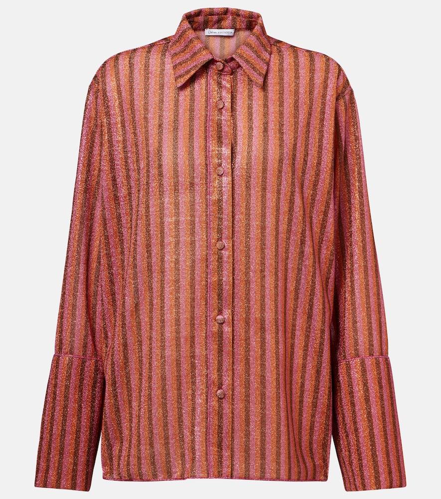 oséree lumière striped shirt