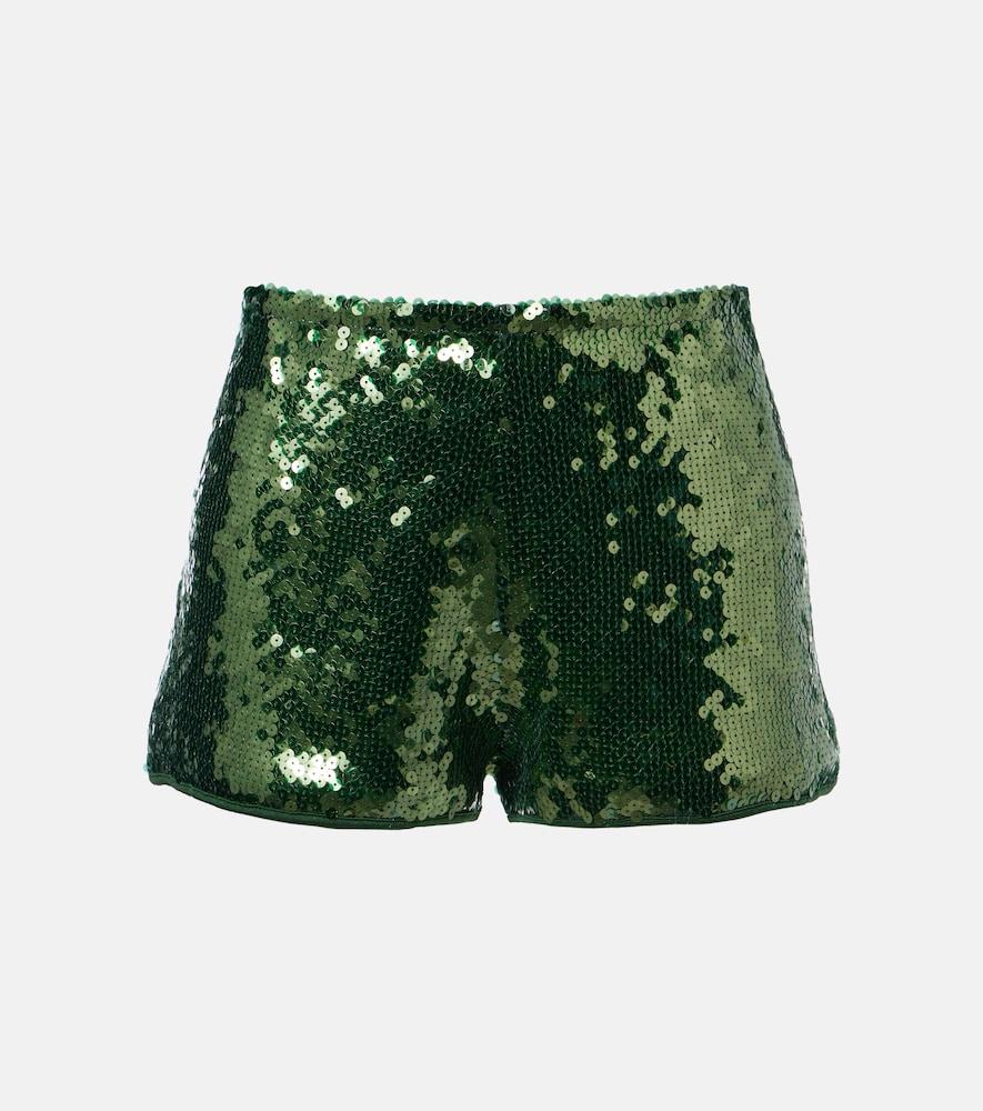 oséree marilyn embellished shorts