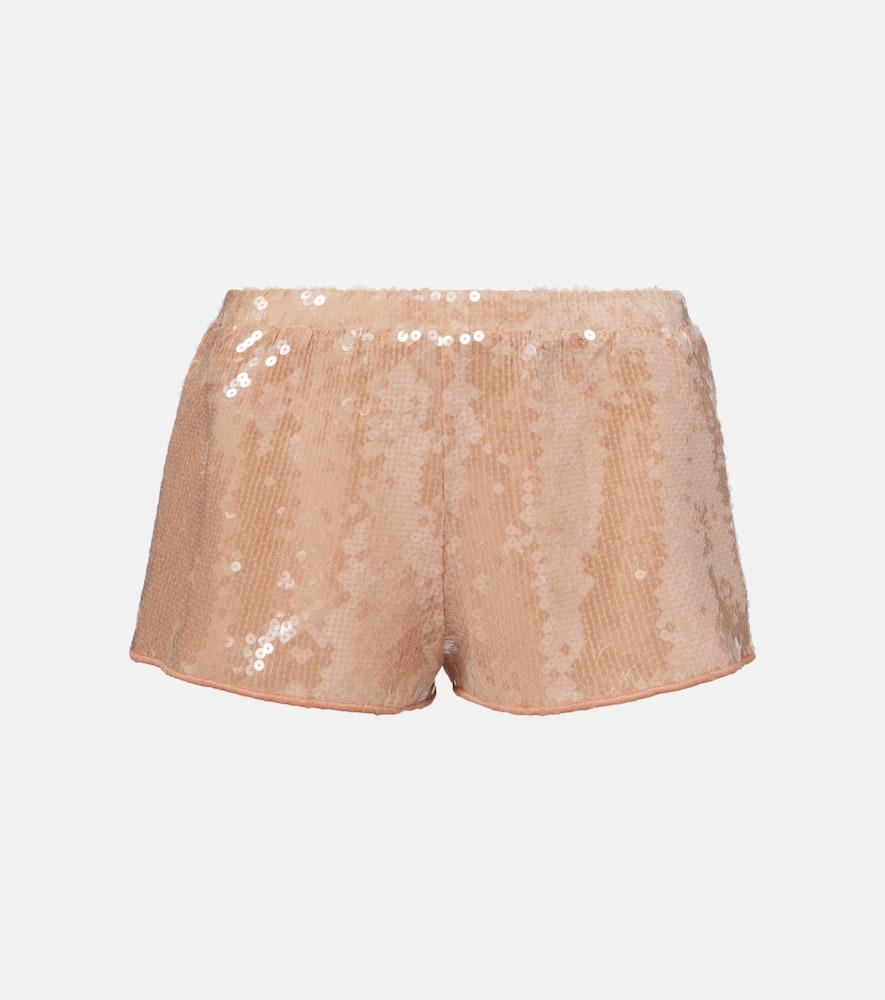 oséree marylin sequined shorts