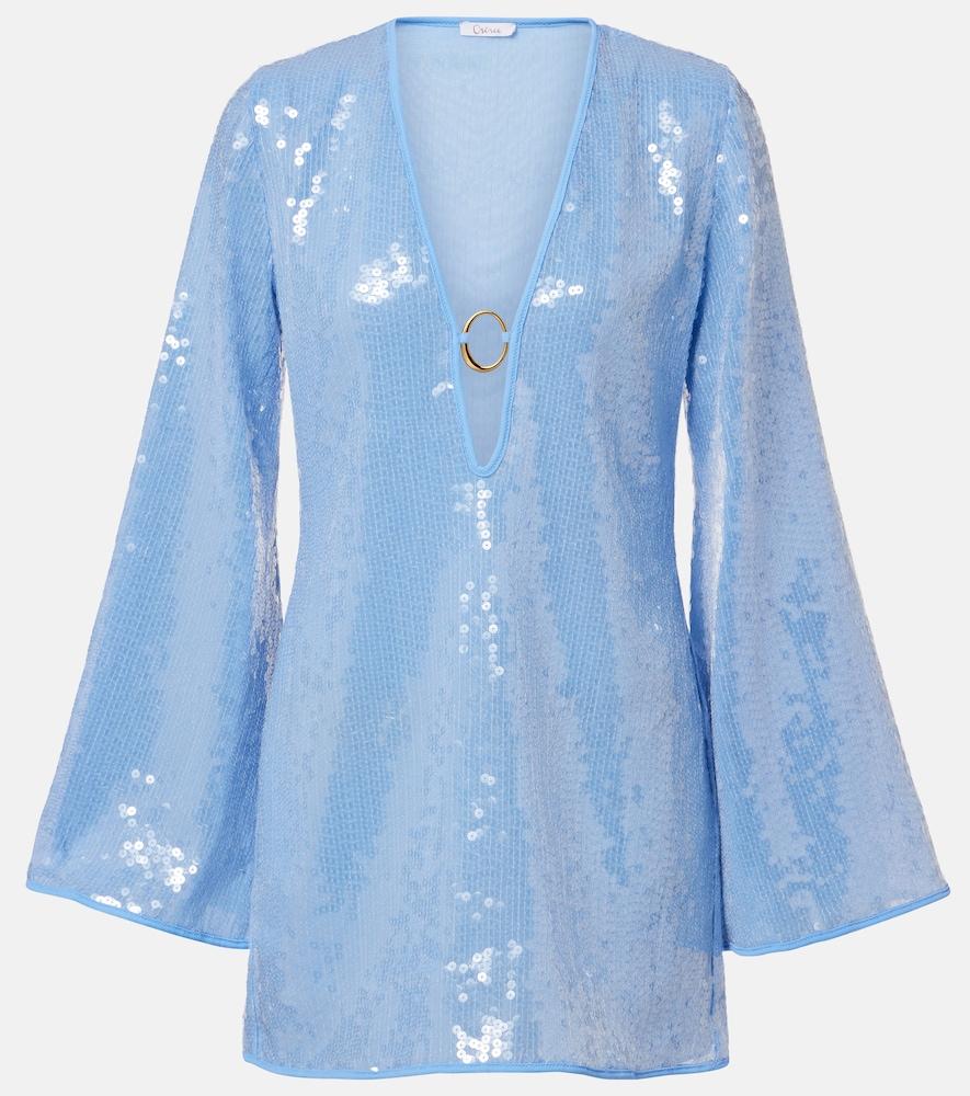 oséree sequined beach dress