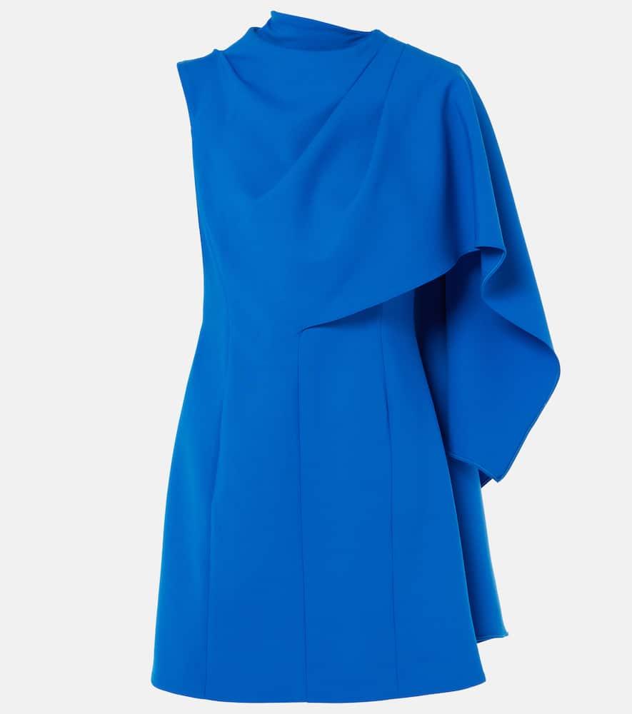 oscar de la renta caped wool