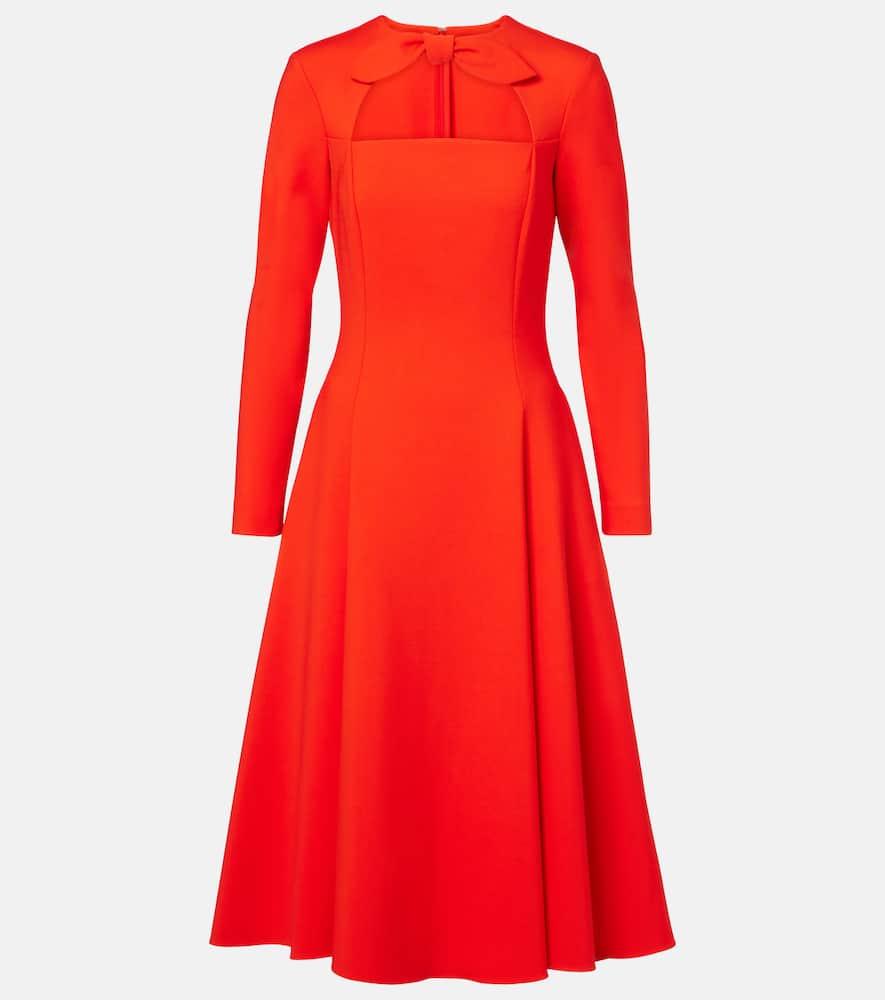 oscar de la renta cutout wool