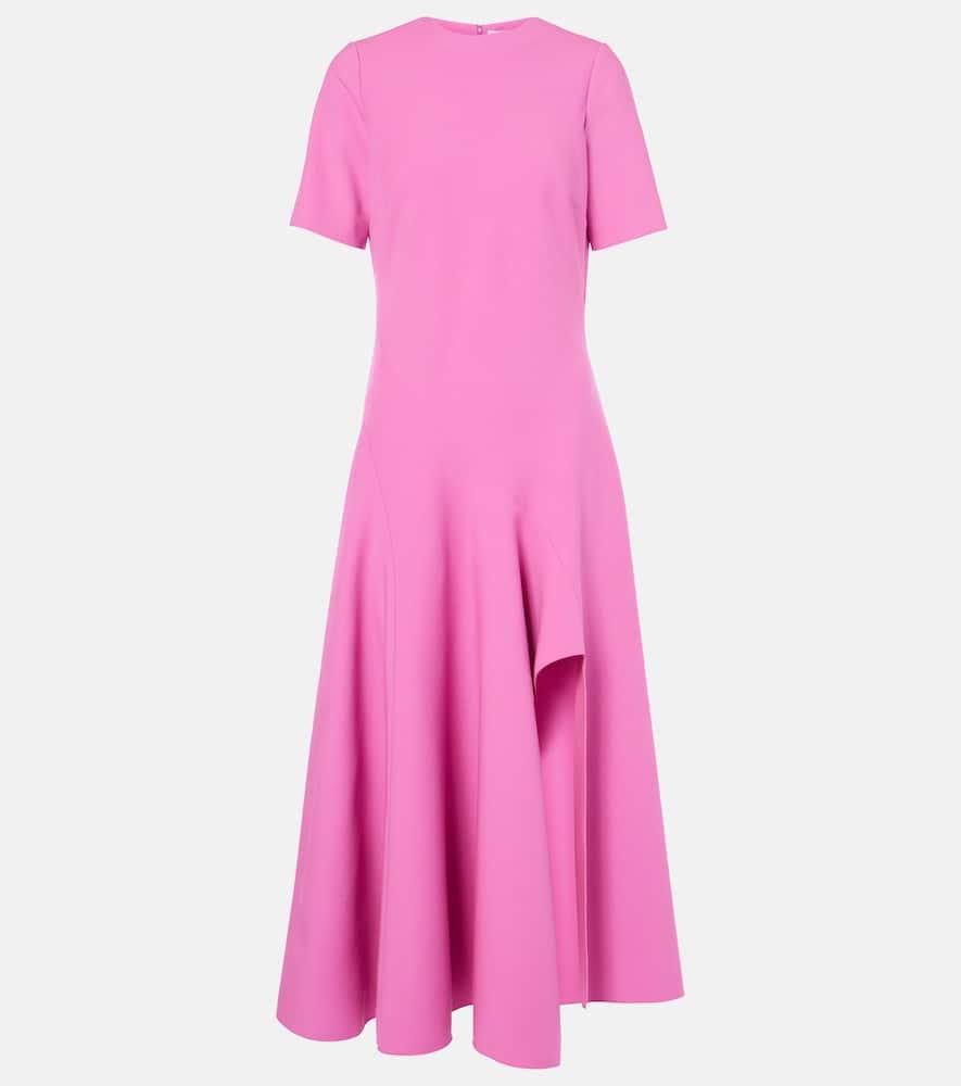 oscar de la renta draped wool