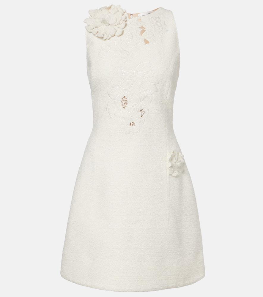 oscar de la renta embroidered cotton