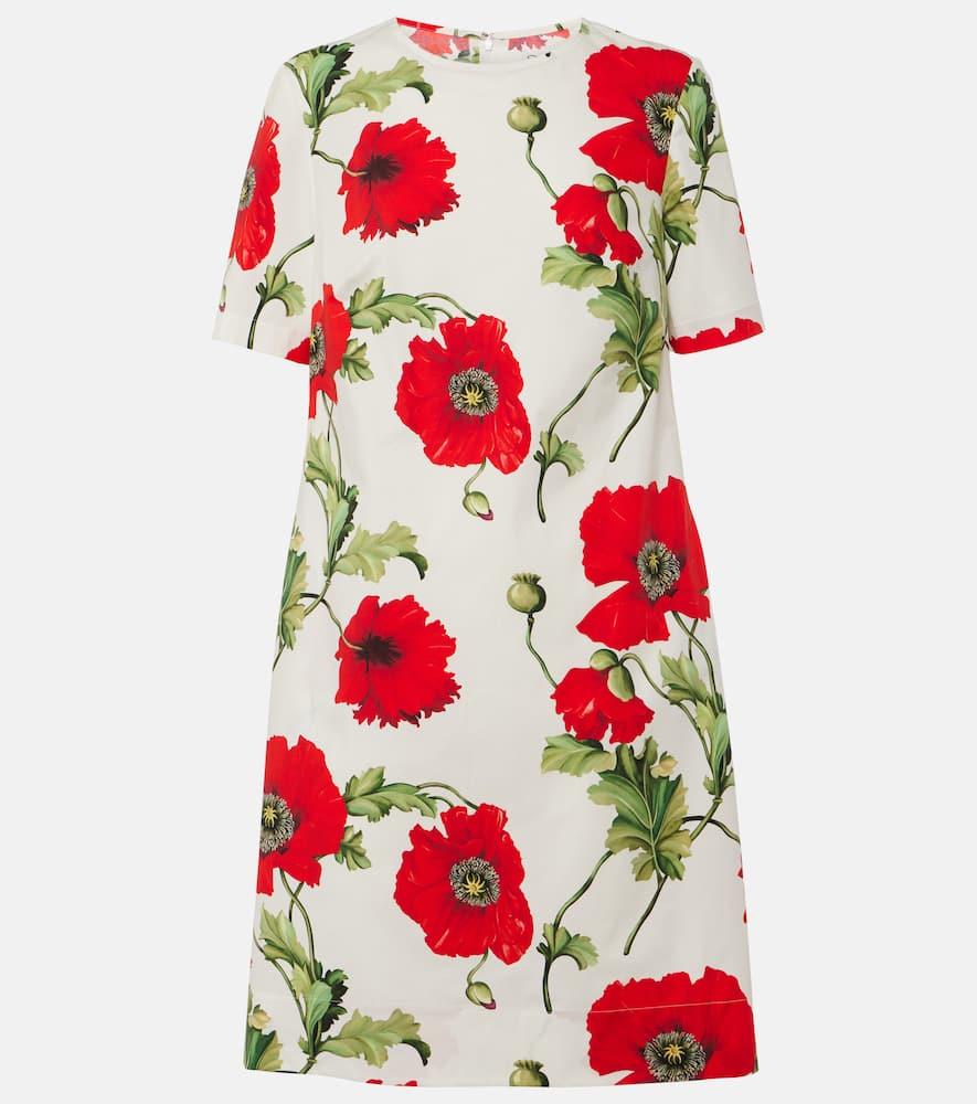 oscar de la renta floral cotton