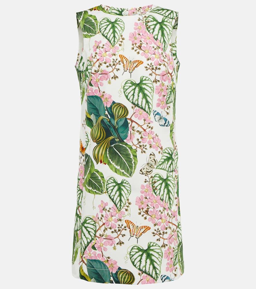 oscar de la renta floral cotton
