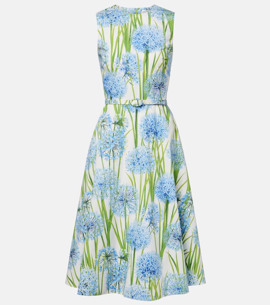 oscar de la renta floral cotton