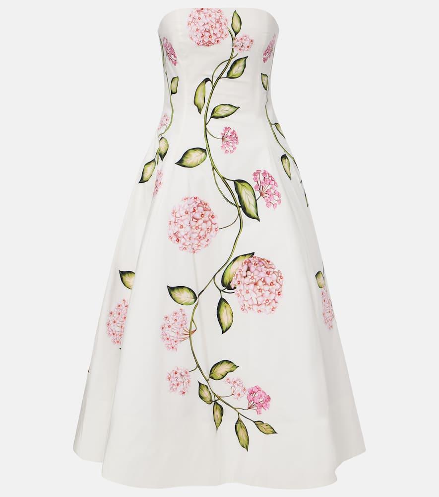 oscar de la renta floral cotton