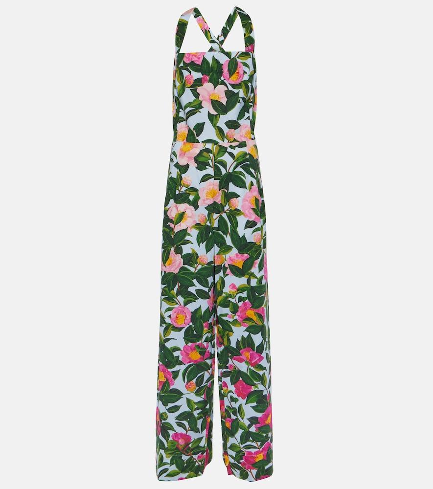 oscar de la renta floral cotton