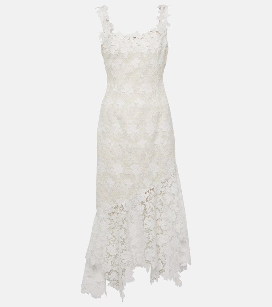 oscar de la renta floral lace