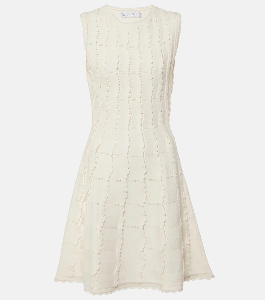 oscar de la renta knitted minidress