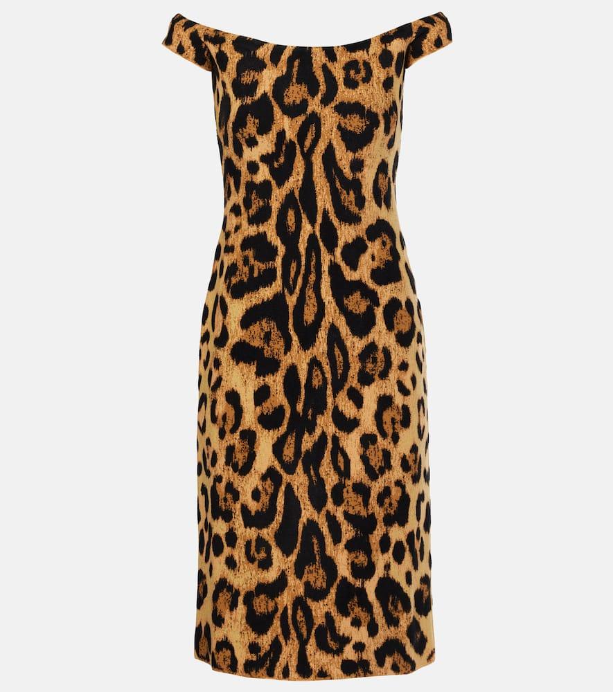 oscar de la renta leopard