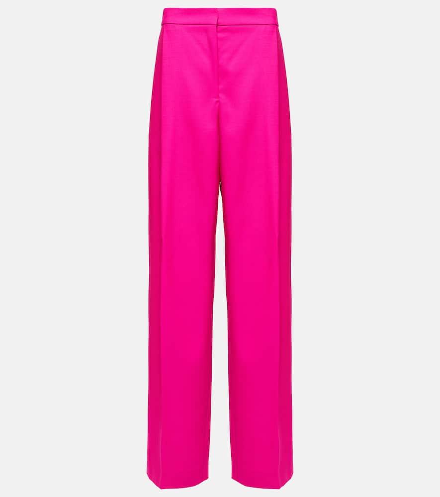 oscar de la renta pleated high