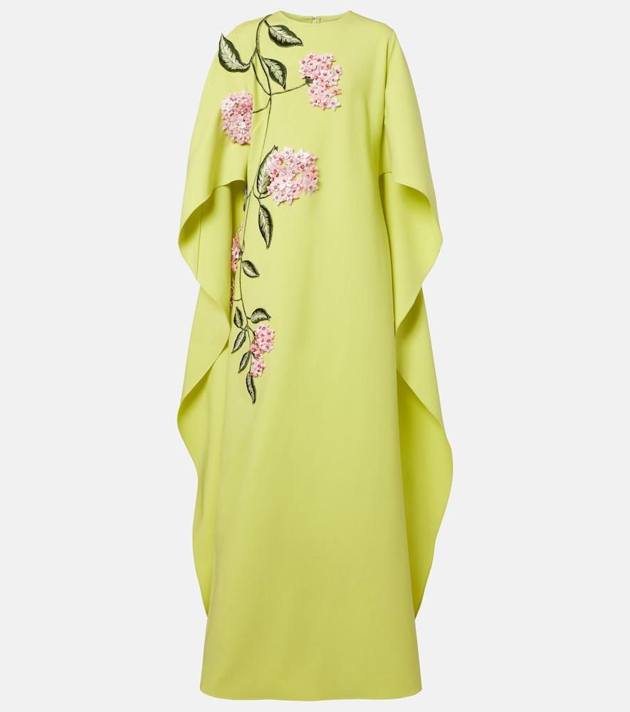 oscar de la renta porcelain flower wool