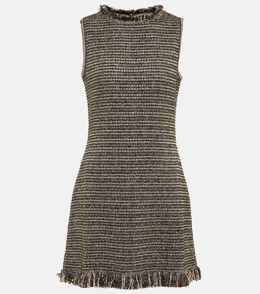 oscar de la renta tweed minidress