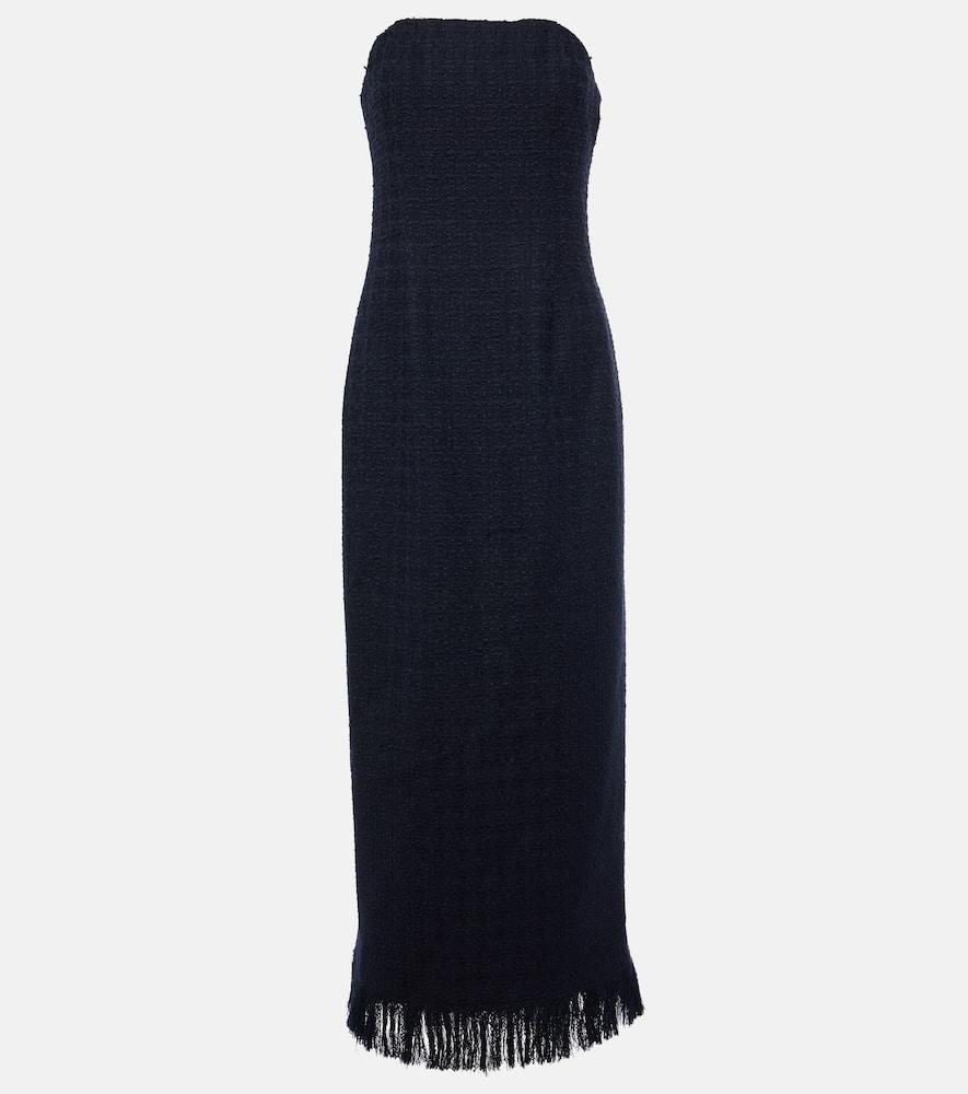 oscar de la renta tweed wool and mohair