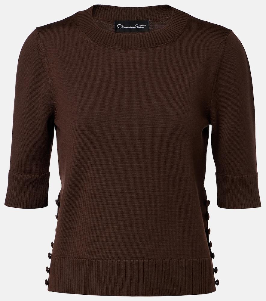 oscar de la renta virgin wool sweater