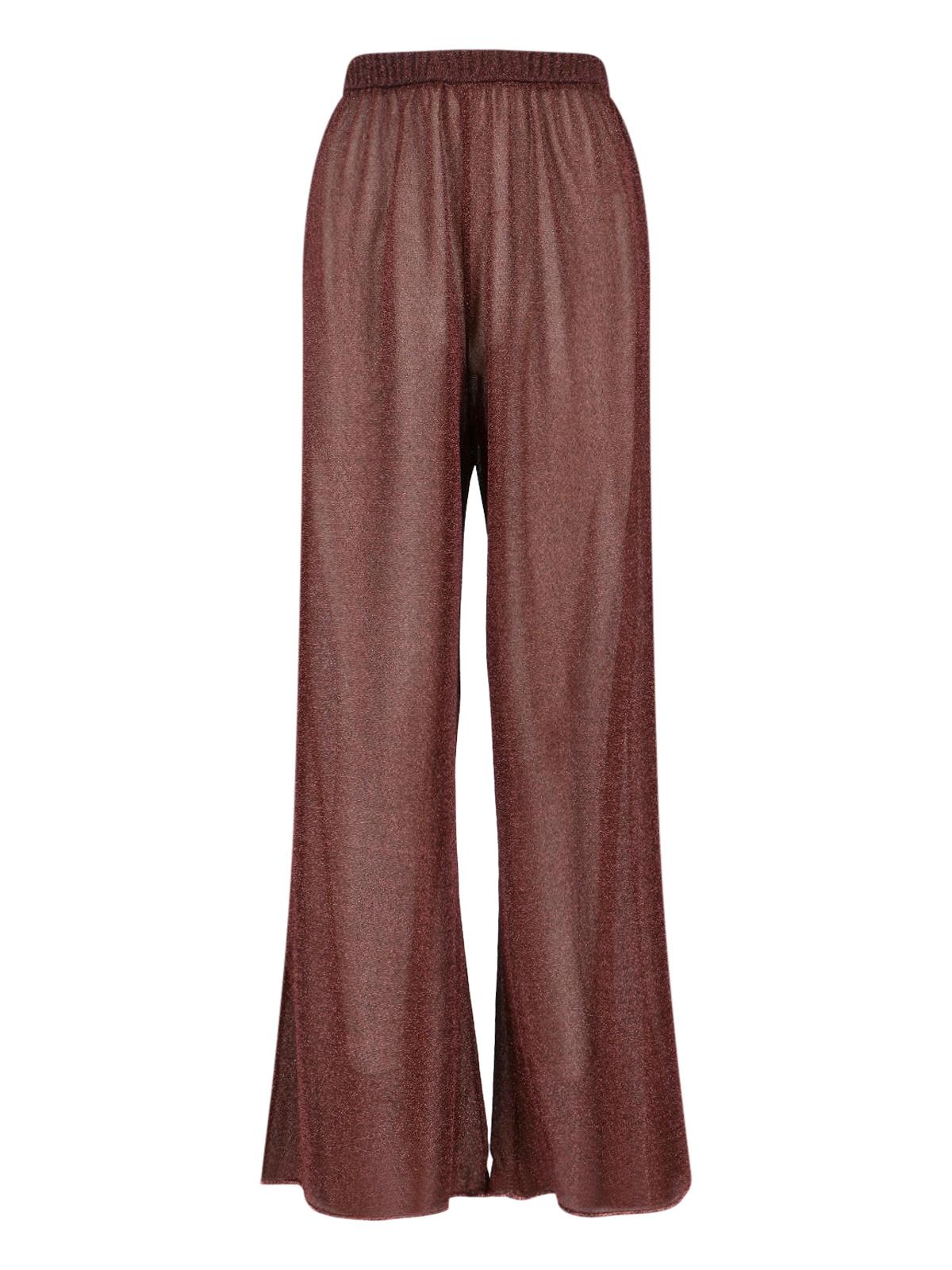 oseree trousers brown polyamide - women