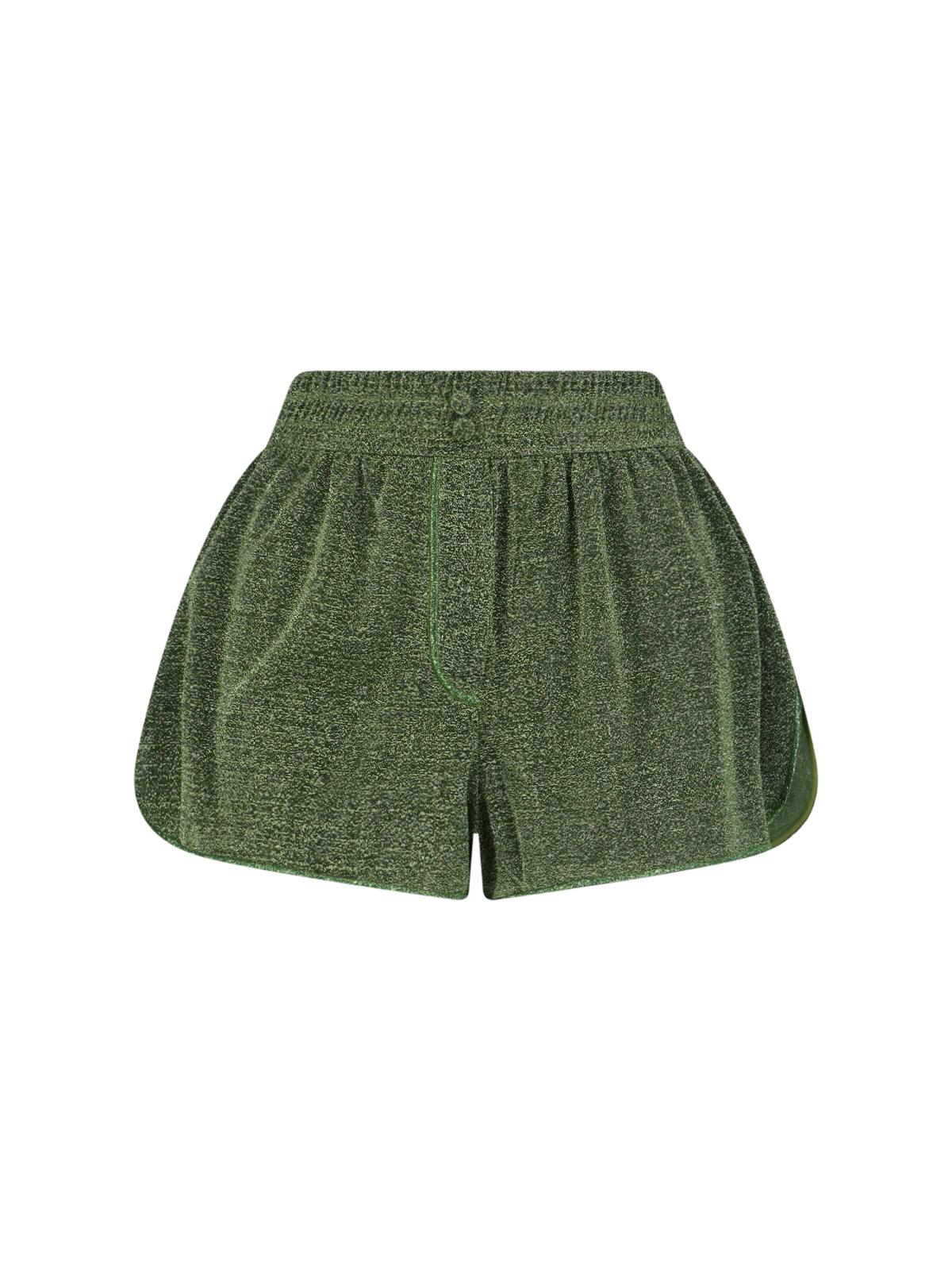 oseree trousers green polyamide - women