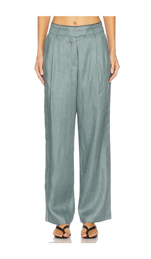 osis studio ava pants in teal.
