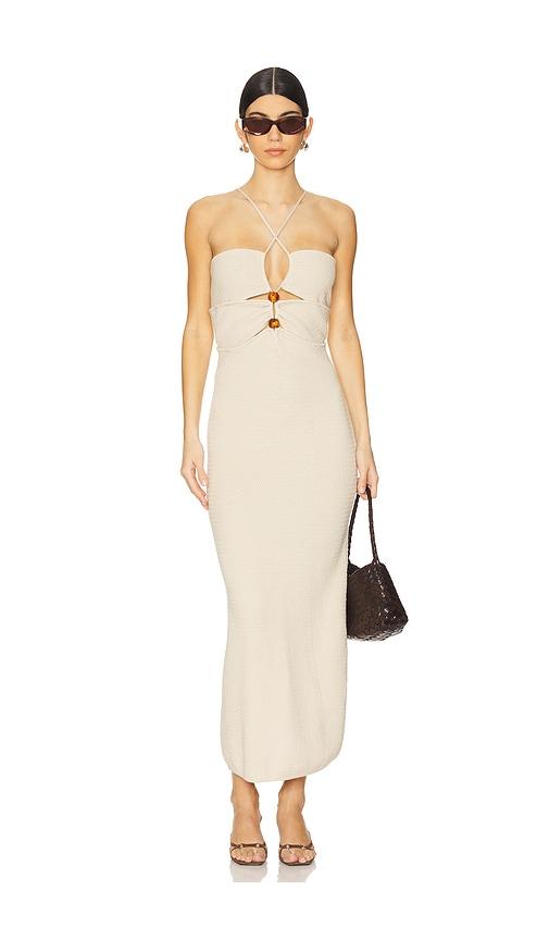 osis studio yayo dress in cream.