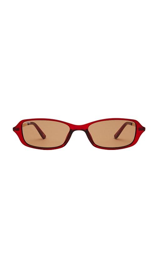 otra caysee sunglasses in red.
