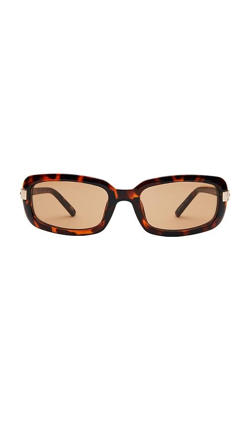 otra delilah sunglasses in brown.