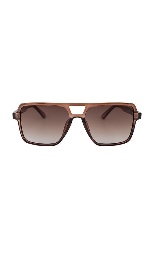 otra zoya sunglasses in brown.