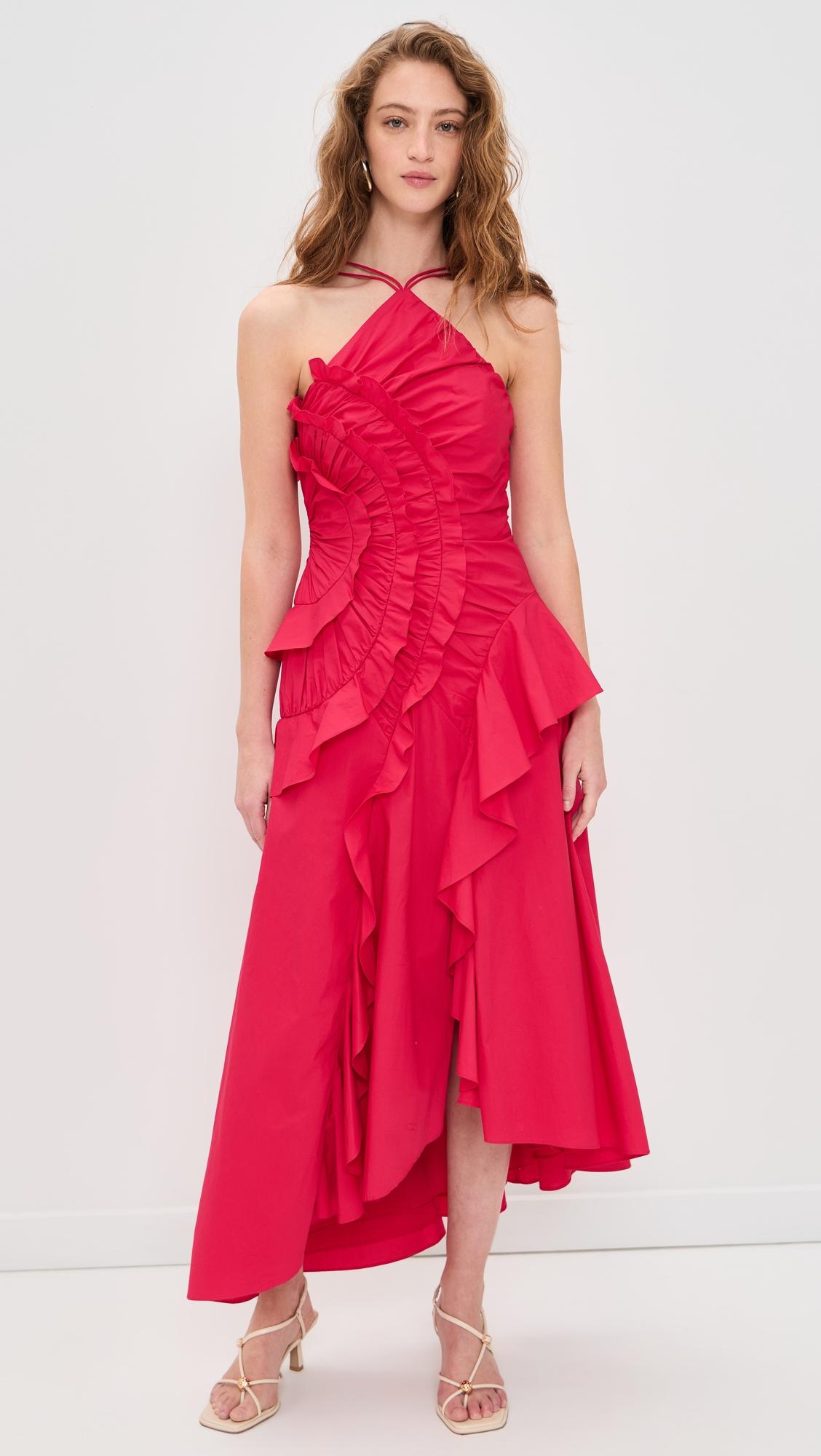 ottavia ruffle dress