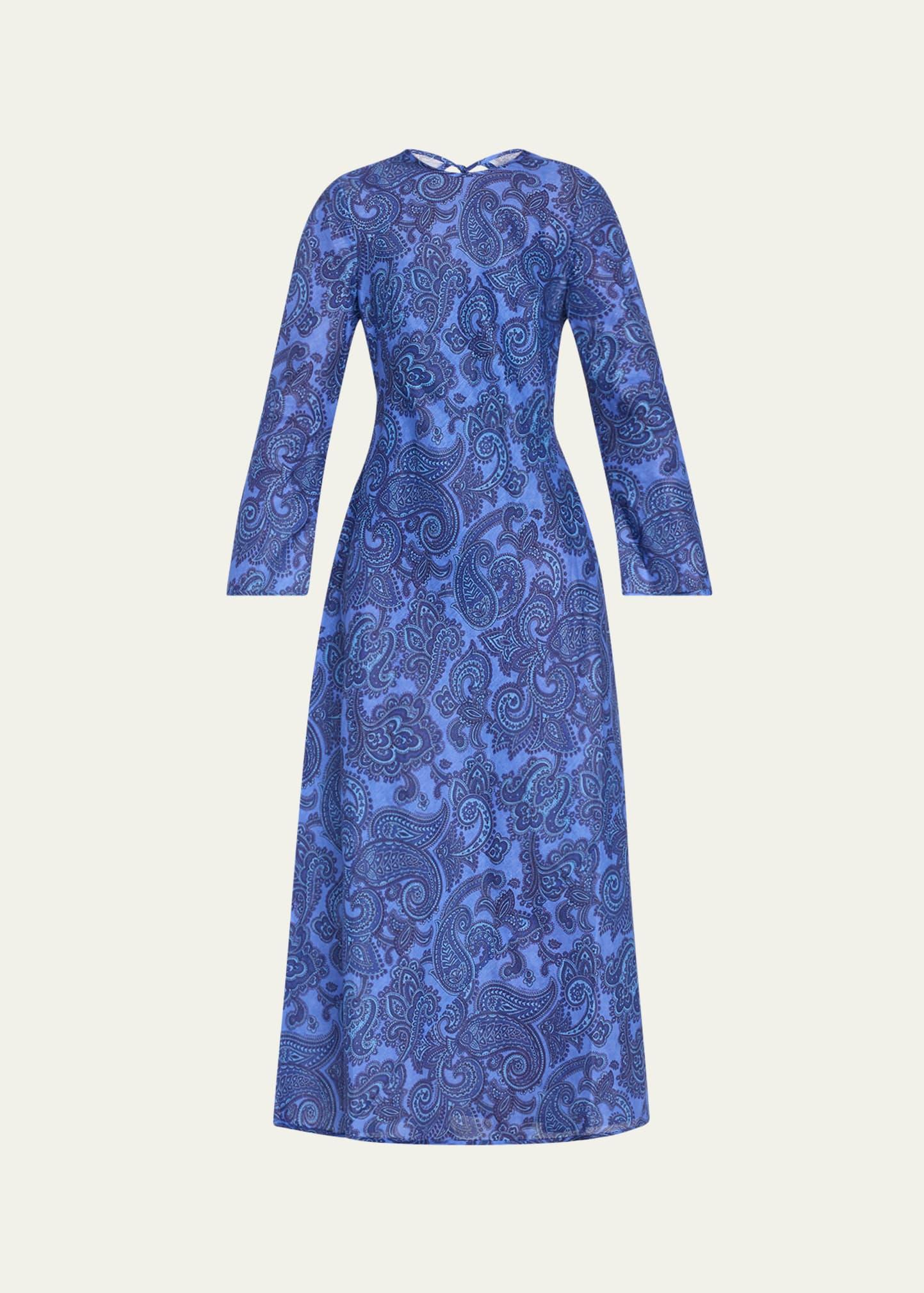 ottie bias backless dress