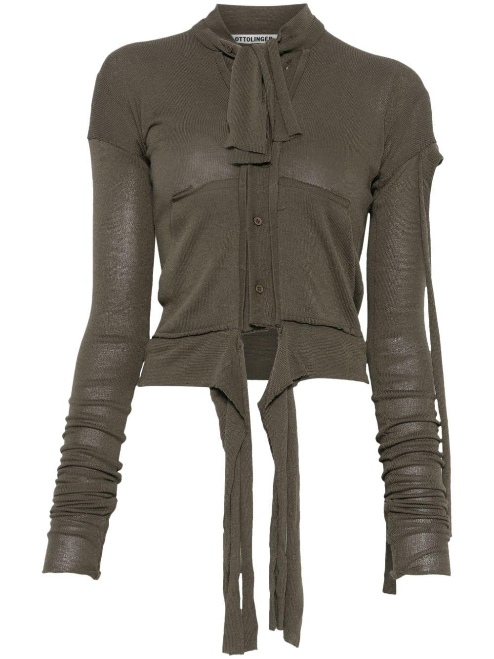 ottolinger destructured cardigan