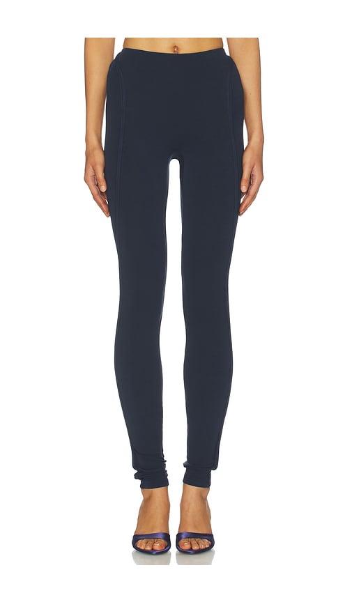 ottolinger sculpted hip legging in dark navy in navy.